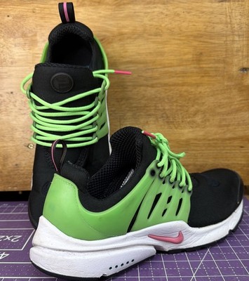 Nike Air Presto Slip-On Black Green Strike Pink Men s Size 8 Running Shoes W 9.5