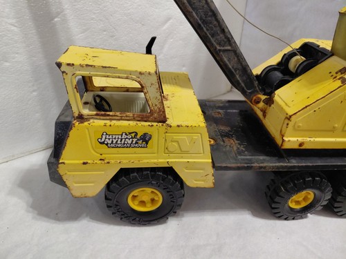 Vintage 1970s Nylint Michigan Shovel Crane - Picture 3 of 10