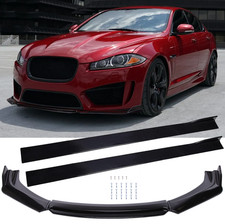 Spoilerschwert Spoilerlippe Front Lippe + Seitenschweller für Jaguar XE XF XJ