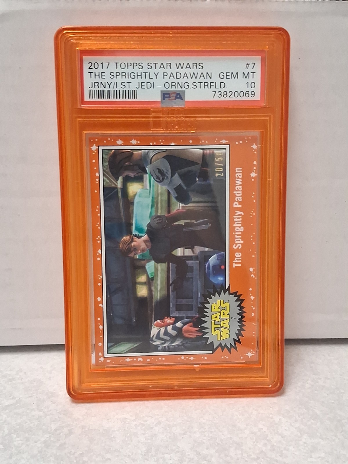 2017 topps star wars The Sprightly Padawan /50 PSA 10