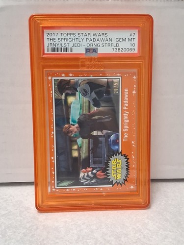 2017 topps star wars The Sprightly Padawan /50 PSA 10
