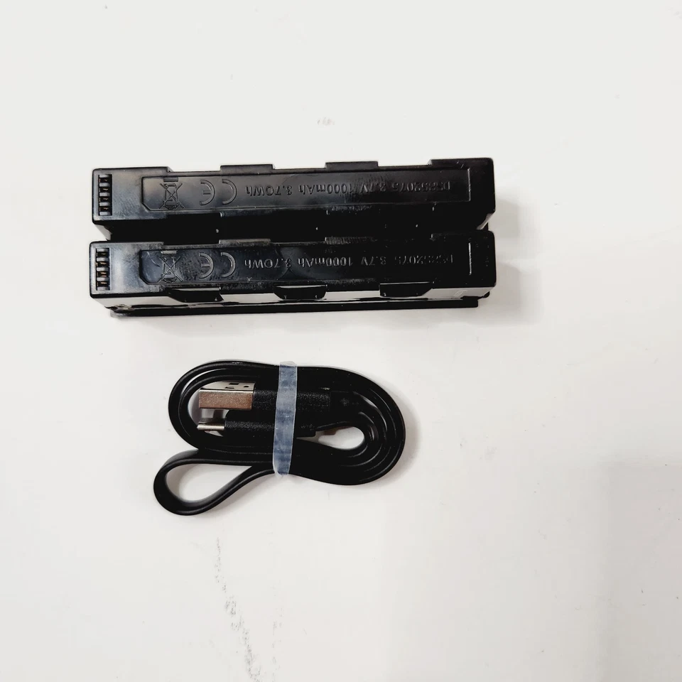 2 PIEZAS JJRC Grus Drone Plegable Accesorios Piezas Baterías con 2 Cables 3.7V... Foto 3 de 4