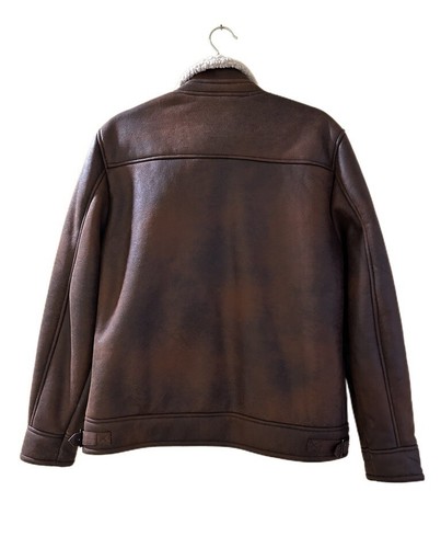 Veste bomber doublée Rainforest Sherpa homme taille S cuir marron - Photo 8/8