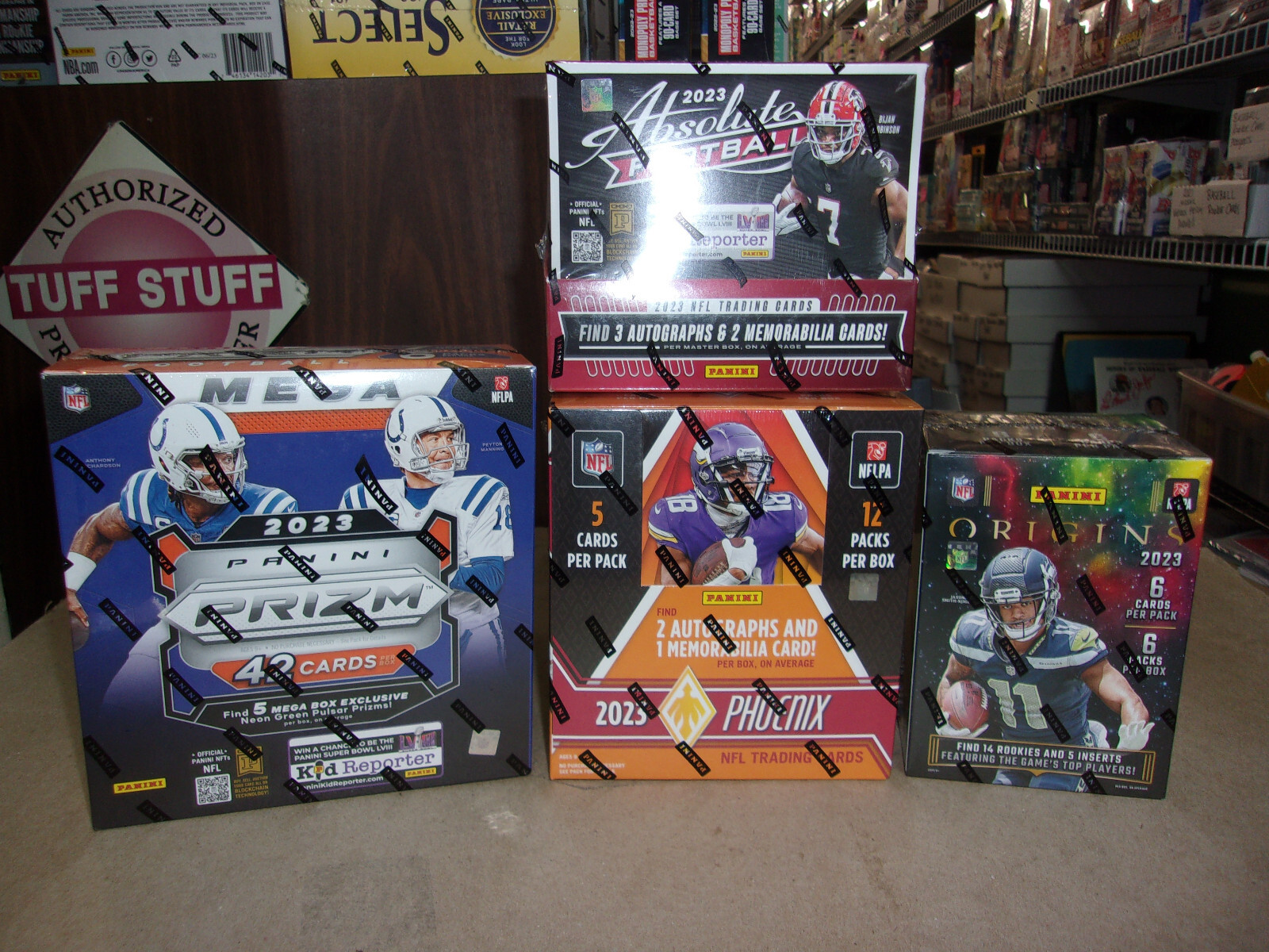 2023 ABSOLUTE & PHOENIX HOBBY + PRIZM MEGA + ORIGINS BLASTER FOOTBALL BOX LOT eBay