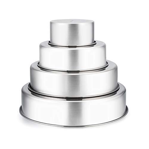 4 Pack Non-Stick Round Cake Pan Set