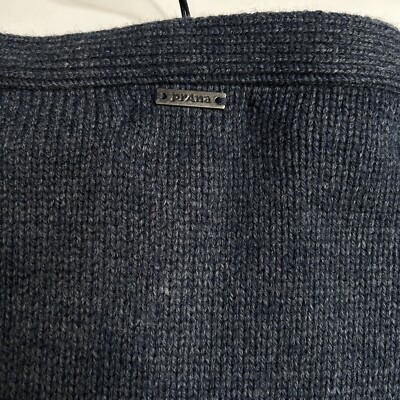 PrAna Phono Sweater Nautical Wool Blend Baggy Knit Sweater