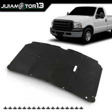 Hood Insulation Pad Heat Blanket & Clips Excursion Fit For 99-07 F250 F350 F450 
