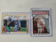 Paul Goldschmidt Lot 2021 Topps Series 1 Gold Foil #229 + 1986 35th Anniversary