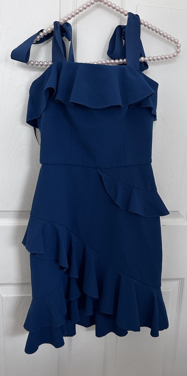 knee length dresses for ladies Bluebell Meadow Mini Dress | REBECCA VALLANCE main image 0