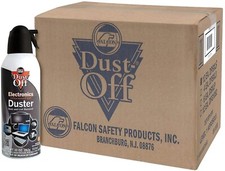 Dust-Off Disposable Compressed Gas Duster, 10 oz Cans, 12 Pack
