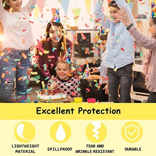 Yellow Gingham Tablecloth 54 x 108 Yellow 3 Pack Checkered Tablecloth Yellow - Image 4 of 4