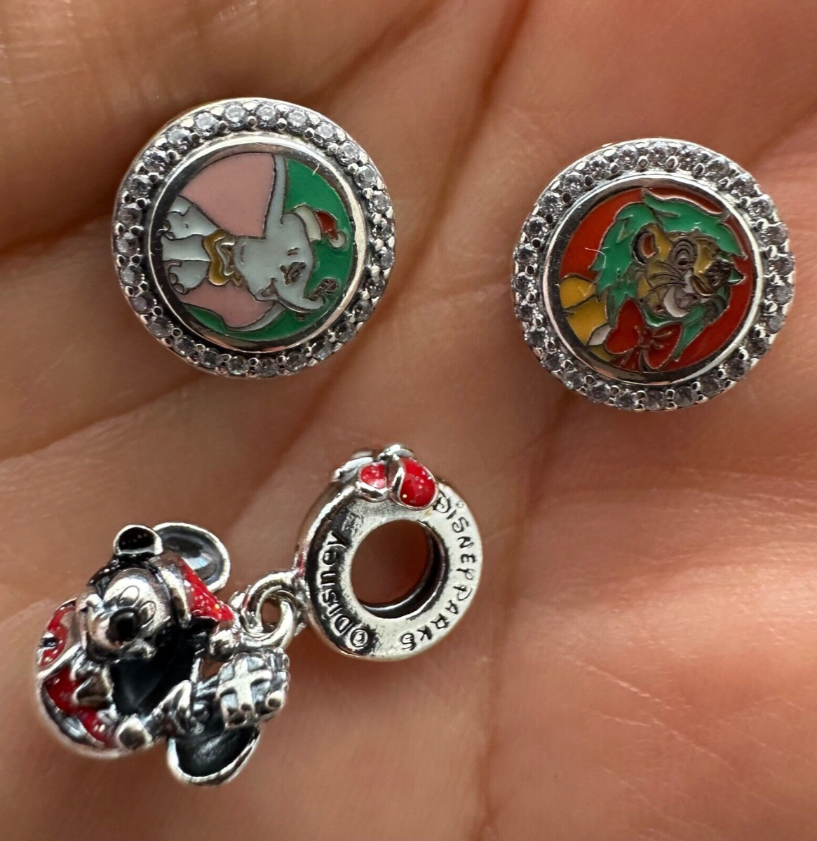 Pandora Disney Parks Exclusive Christmas 2023 set of 3 charms | eBay