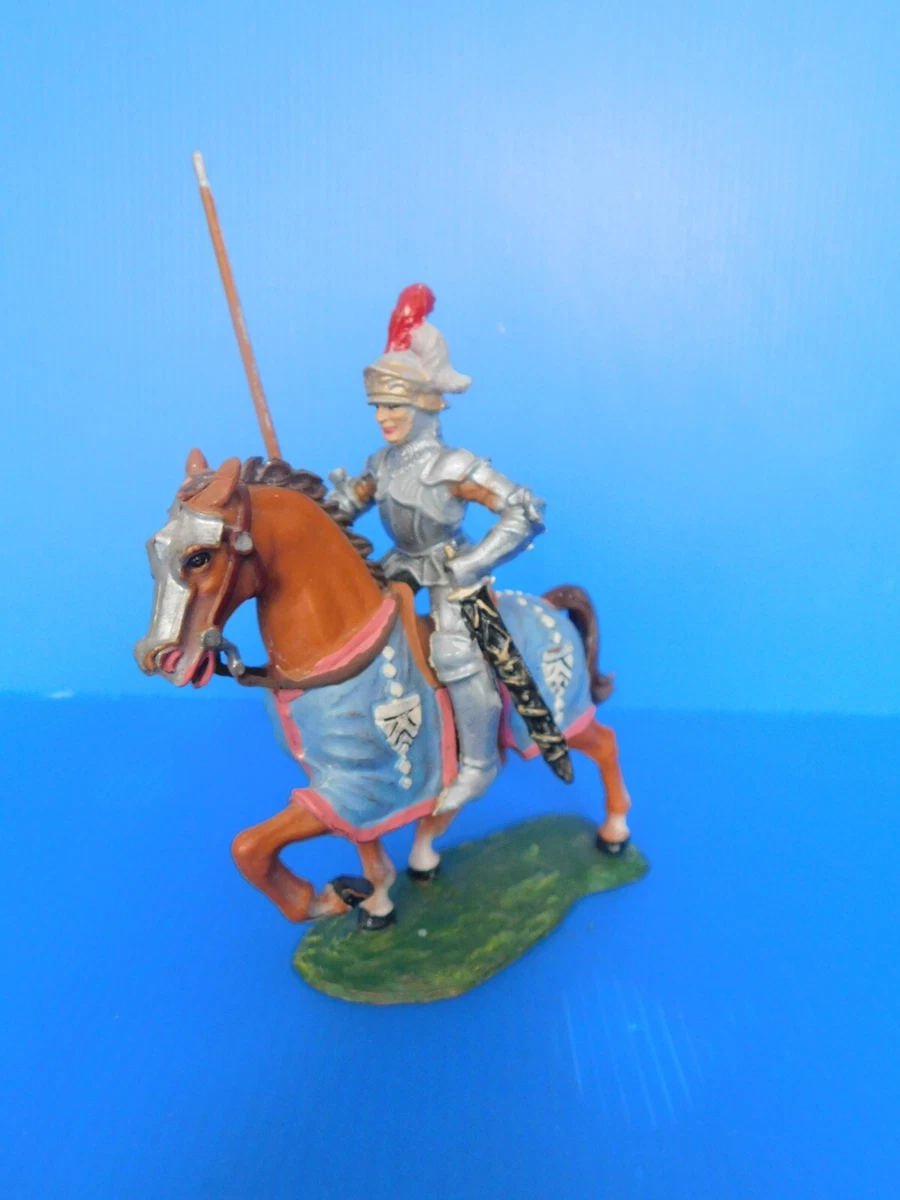HAUSSER ELASTOLIN MOYEN Age 8866 Chevalier Cavalier Avec