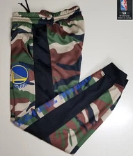Golden State Warriors Basketball UNK Camo Sweatpants Men's Sz M