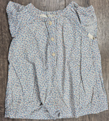 Baby Girl Clothes Gap 18-24 Month Floral Print Shirt