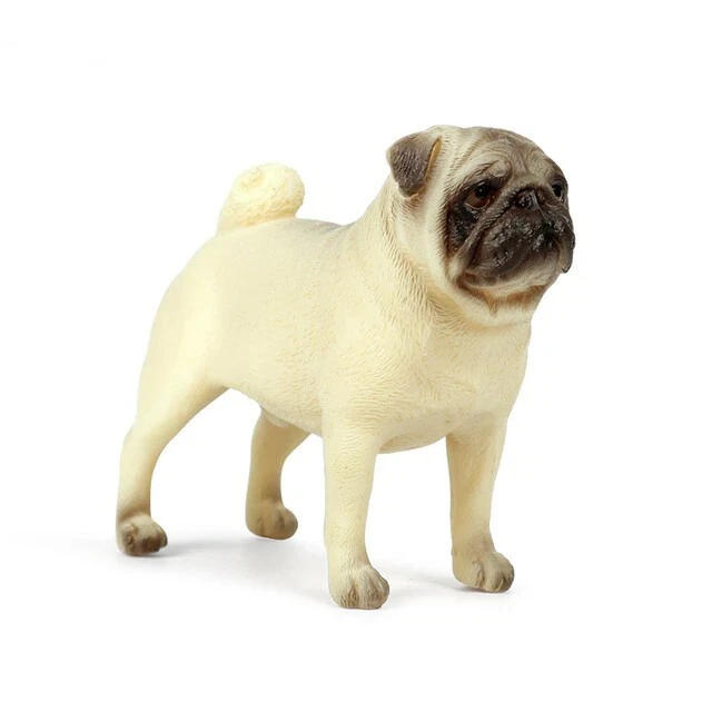 Tan and cheap black pug