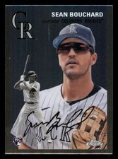 Sean Bouchard 2023 Topps Chrome Platinum Anniversary #86 RC Colorado Rockies