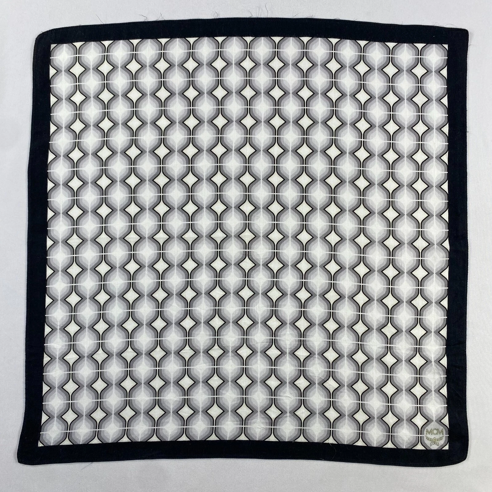Vintage MCM Handkerchief Pocket Square Bandana Neckerchief