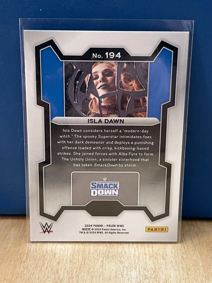 #194 Isla Dawn - 2024 Panini Prizm WWE Wrestling - Image 2 of 2