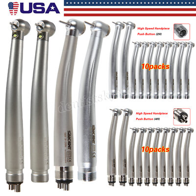 Dental High Speed Handpiece Fiber Optic Turbine Fit NSK Pana Max 2/4H Clean Head
