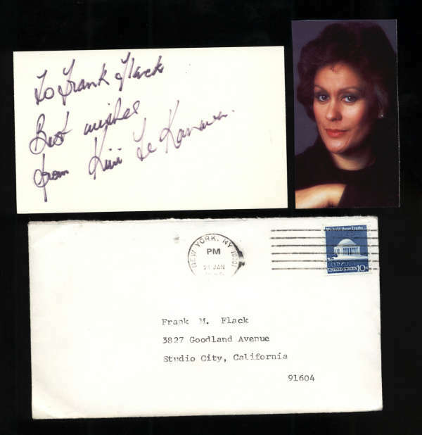 Kiri Te Kanawa サイン入りパンフ Kiri Te Kanawa Opera Singer Signed 3