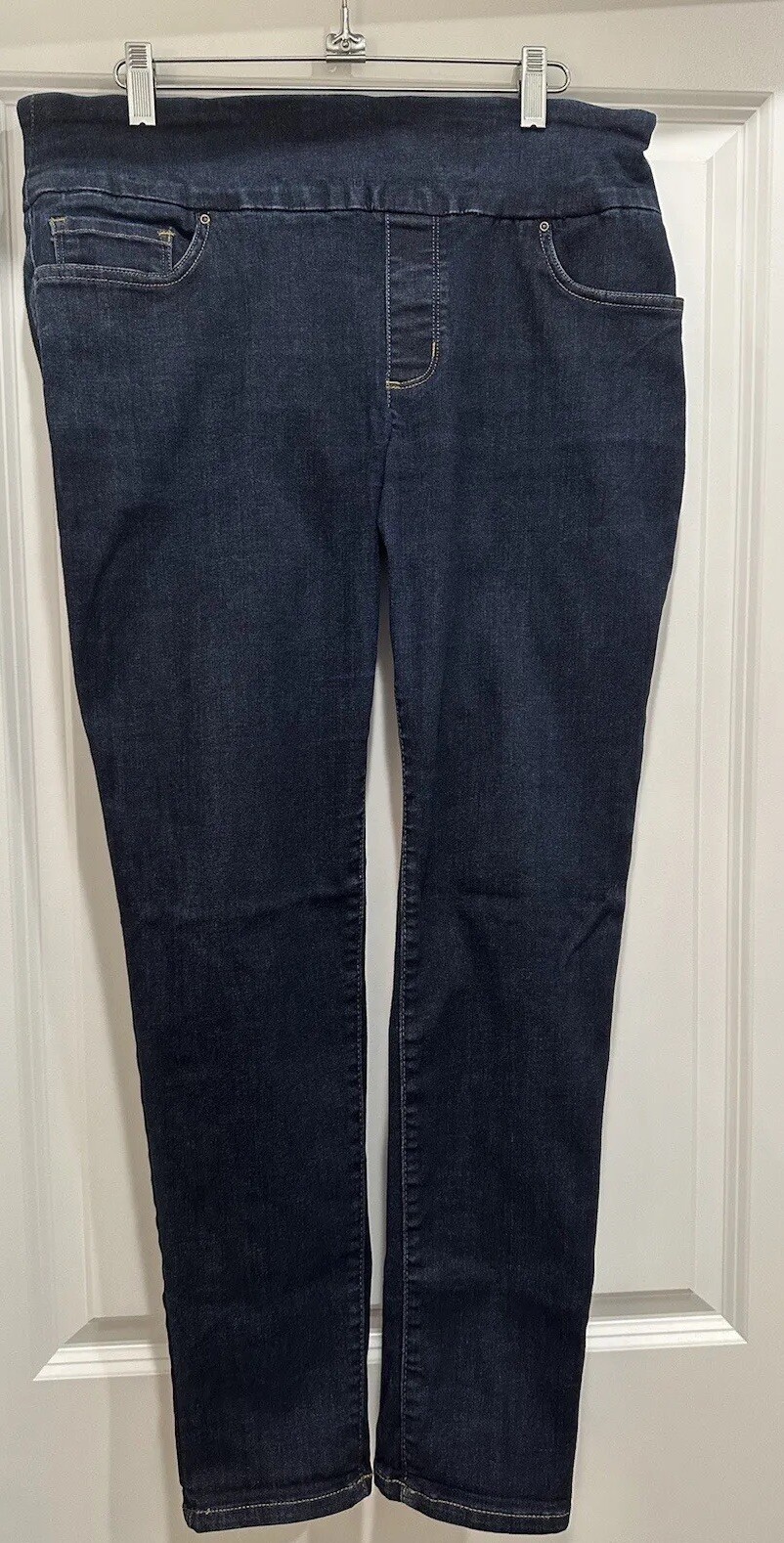 Women’s Lee Slim Fit Skinny Leg Mid Rise Sculpting Blue Pull On Stretch