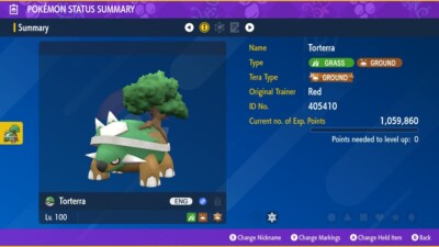  6 IVs Tera Raid Torterra Event | Pokemon Scarlet & Violet | Untouched 