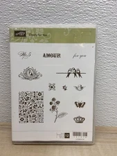 Stampin' Up! Clearly For You Set Of 12 Foam Mounted Rubber Stamps