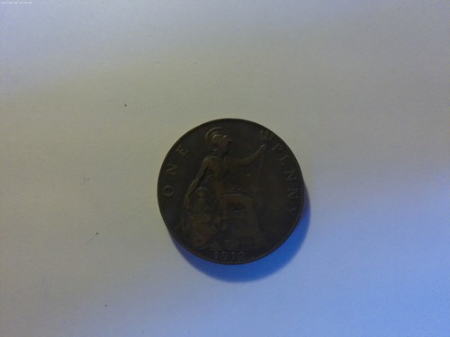 1912 George V One Penny Coin