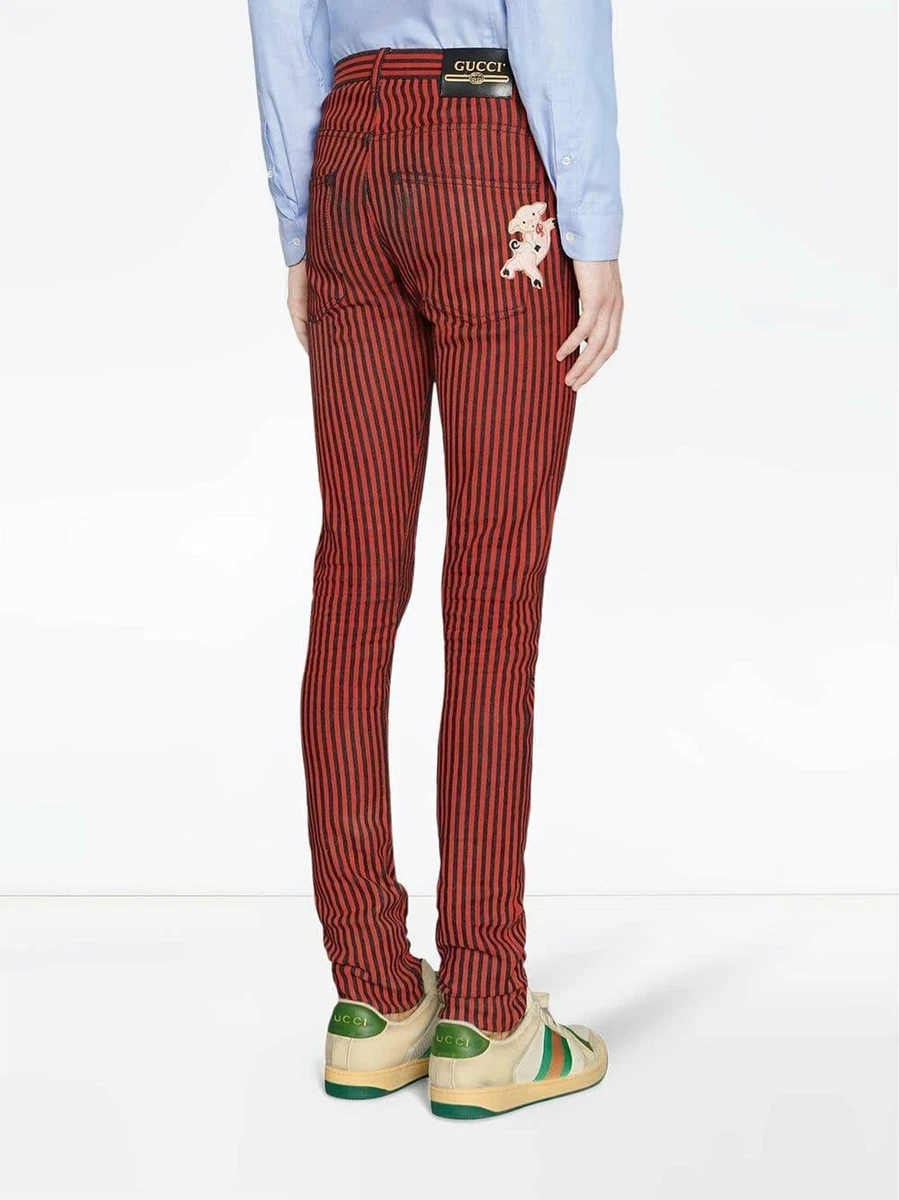 Gucci cheap red jeans