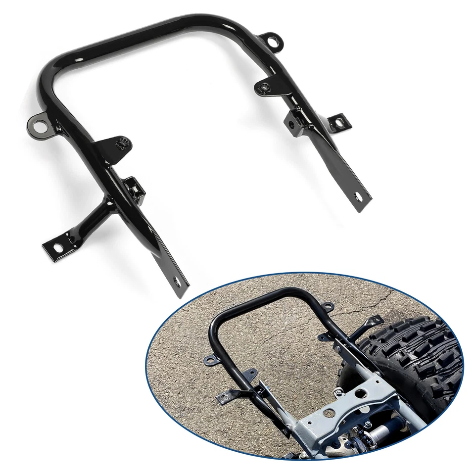 Barra de agarre de parachoques trasero de acero negro para Yamaha Banshee 350 YFZ350 1987-2006 Foto 3 de 4