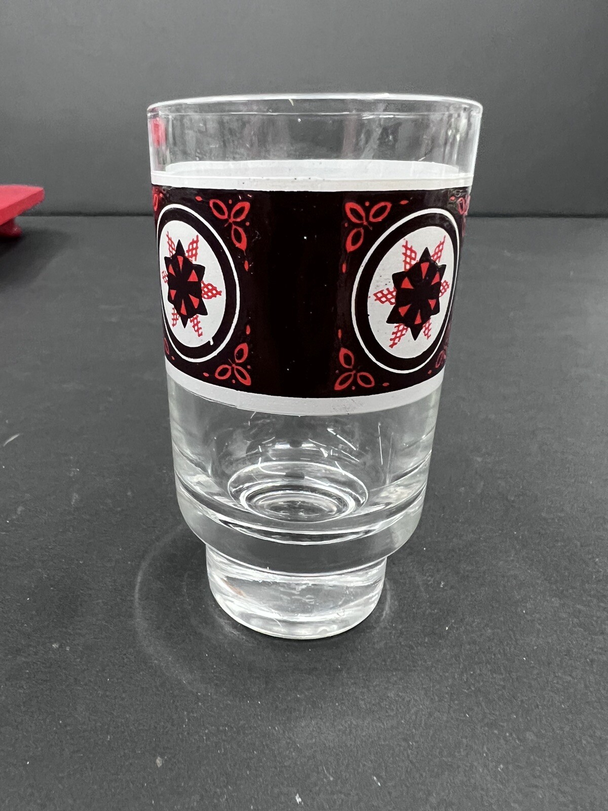 Arcopal Optical Set for Liquor Bottle in Opaline With 4 Glasses Moka Cream