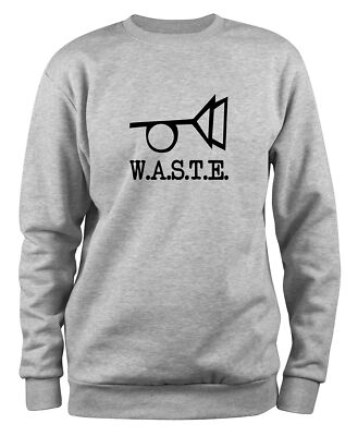 Styletex23 Sweatshirt Herren Waste Thomas Pynchon, W.A.S.T.E. Logo Zeichen