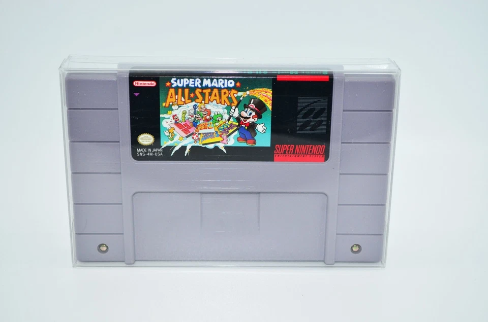 5 Plastic Protective Protectors Cases Display For Super Nintendo SNES Cartridge - Image 3 of 4
