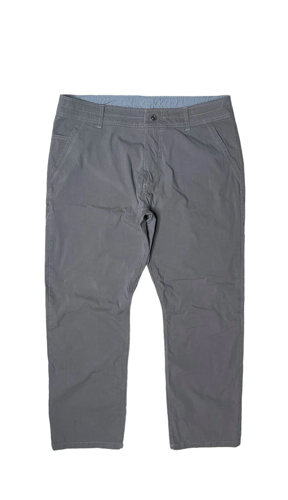 Kuhl Slax Pants Men's 38x30 Gray Lightweight Hiking Outdoor Camping Klassic Fit
