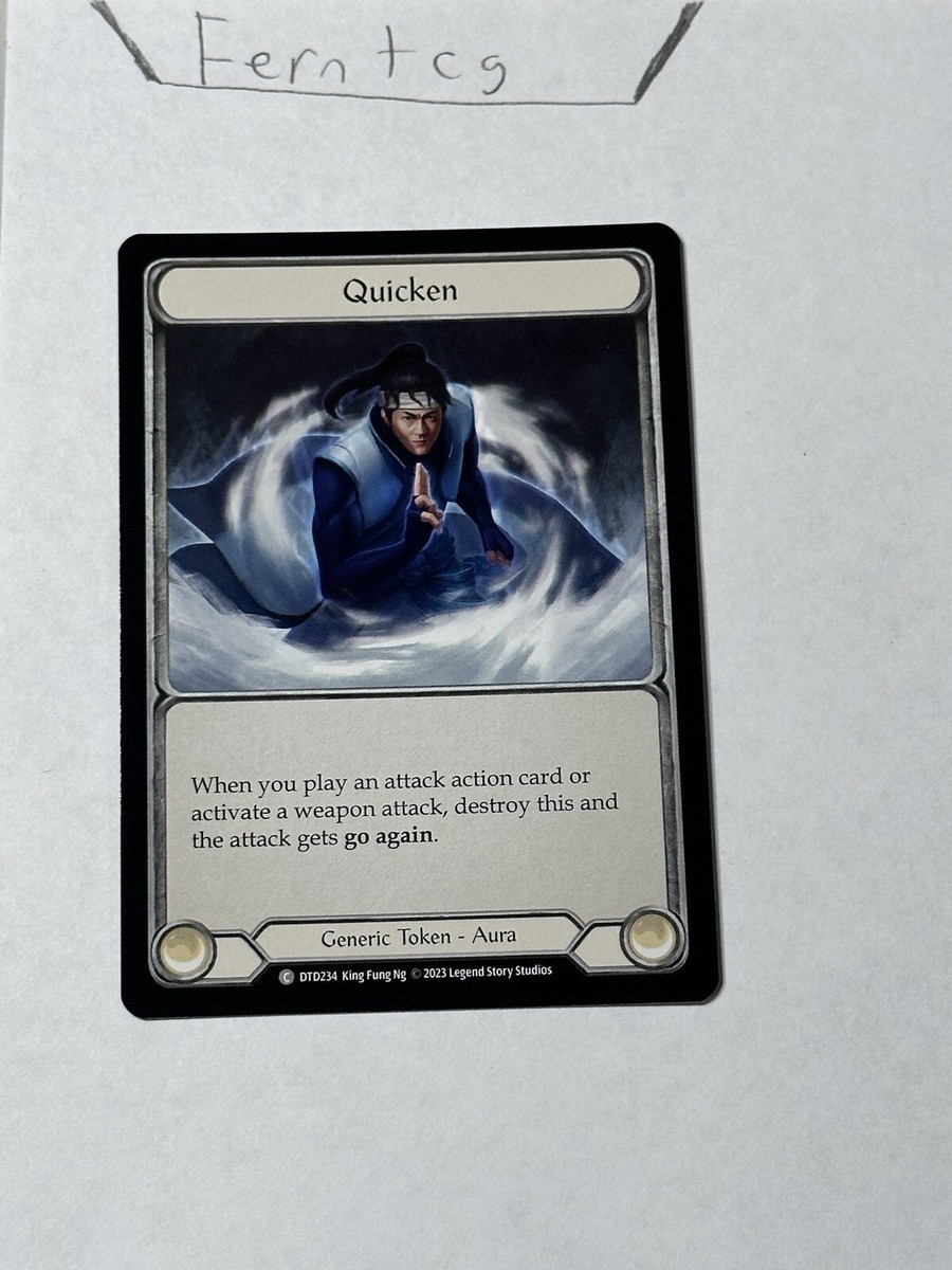 Flesh and Blood Quicken Token NM Dusk till Dawn Ships Same Day! | eBay