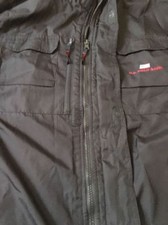 U.S. Polo Assn Parka Boys Size Large Black Hooded Jacket Reversible