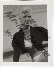 Blonde Lingerie Model 4"x5" Photo Vintage Sexy Cheesecake Risqué Pinup QE-44