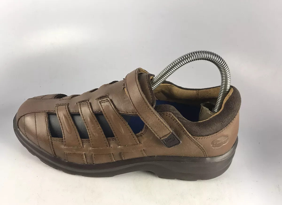 Dr. Comfort Breeze Women s Brown Leather Fisherman Comfort Shoes