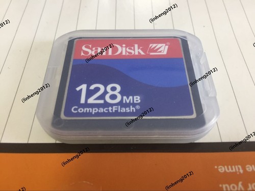 Sandisk compactflash 128MB CF Card 128MB CF Memory card SDCFJ/SDCFB - Picture 3 of 4