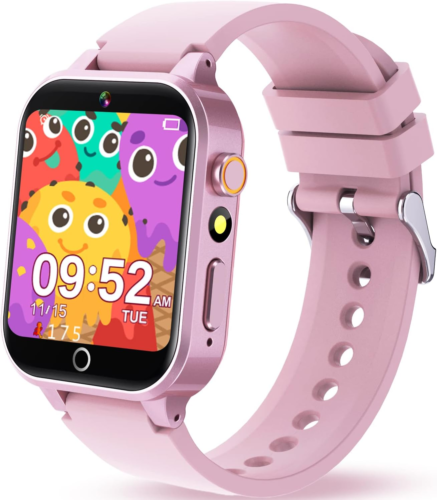 Kids Smart Watches Girls Gift for 6-12 Year Old, 26 Puzzle Games Kids Watch with - Afbeelding 1 van 9