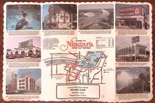 1973 MICHAEL'S INN COLONY ROOM NIAGARA FALLS AD RESTAURANT PLACEMAT Z7294