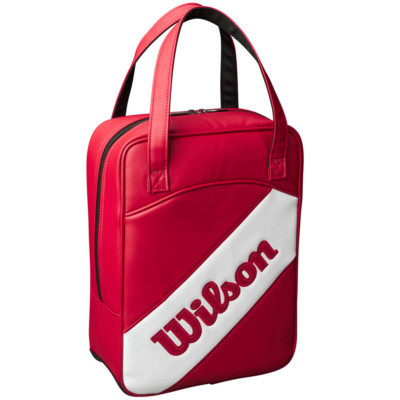 WILSON STAFF 2026 GOLF PRACTICE BALL BAG / PU LEDER PREMIUM GOLF SHAG BAG