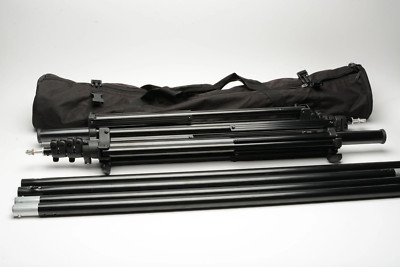 Solid Background stand 8' tall x 9' wide - good quality, in case