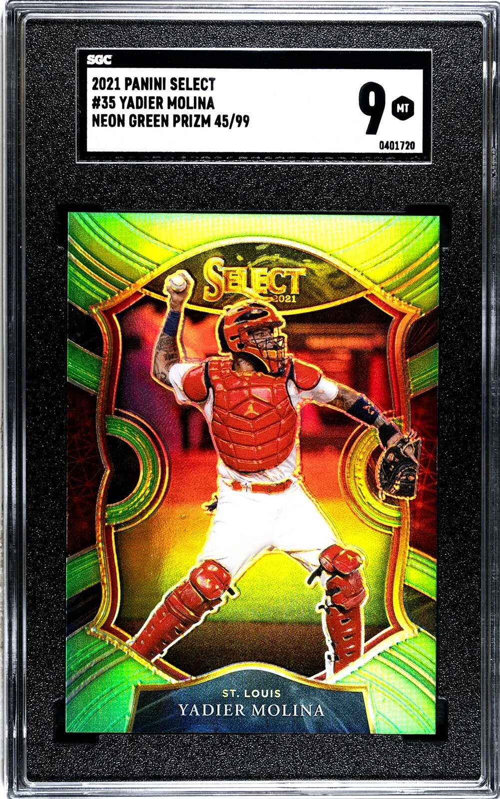 2021 Yadier Molina [White] #35
