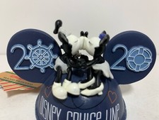 DISNEY CRUISE LINE 2020 MICKEY AND MINNIE EAR HAT ORNAMENT BNWT FREE SHIPPING