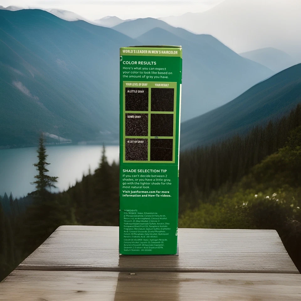 Champú en color de cabello Just for Men Original Formula #H-60 JET BLACK Foto 2 de 4