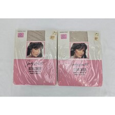 Vintage Jaclyn Smith Nylon Pantyhose Stockings Ultra Sheer Sandalfoot SZ C Gray