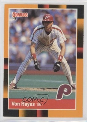 1988 Donruss Baseball's Best Box Set Von Hayes #128 1m8