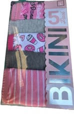 5 Pack Womens Underwear Briefs Panties Bikini Full Coverage Cotton Size Large
